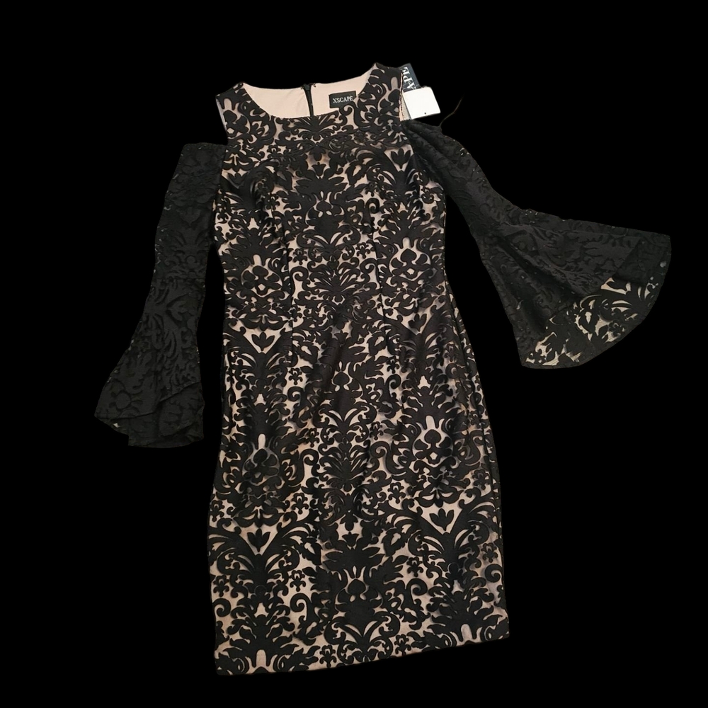 Stylish Black Lace Dress
